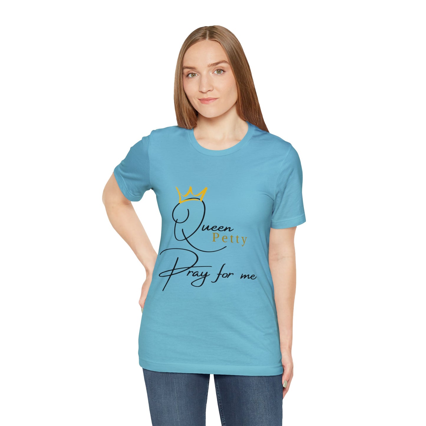 Pray for Queen Petty Unisex Jersey Short Sleeve Tee