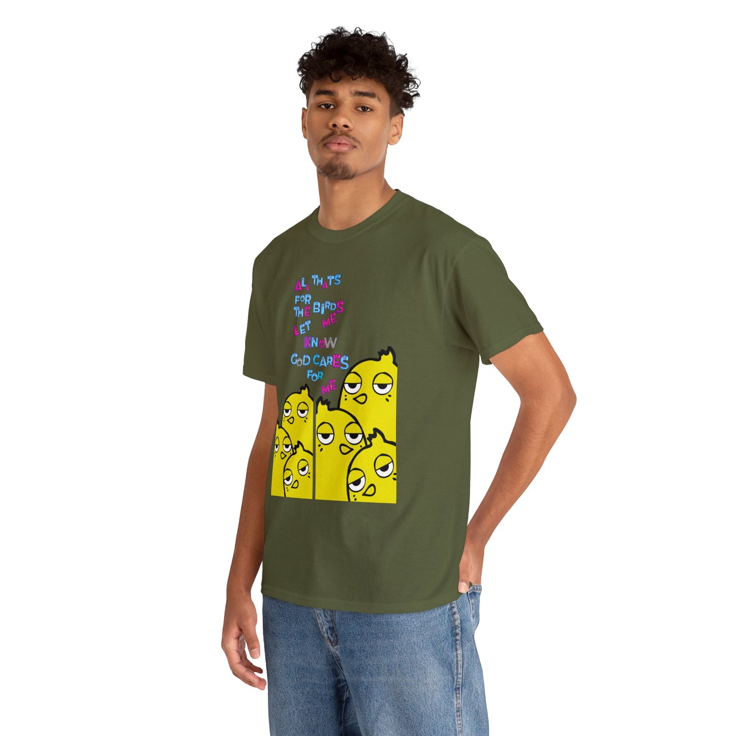 For The Birds Unisex Heavy Cotton Tee