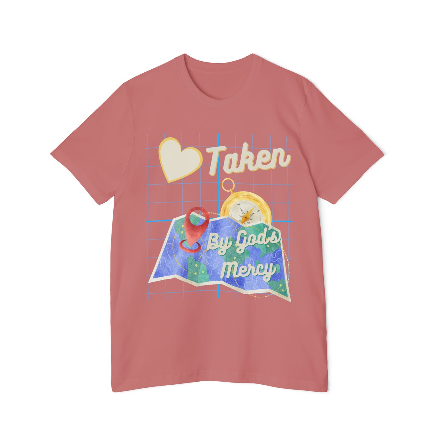 Taken By God's Mercy USA-Made Unisex Short-Sleeve Jersey T-Shirt