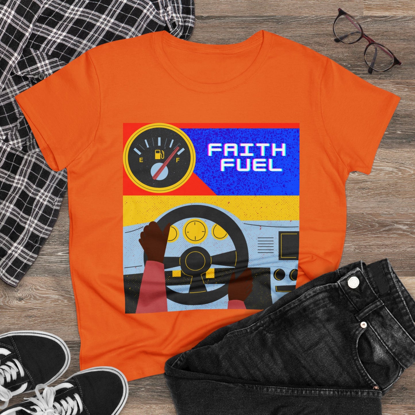 Faith Fuel Women's Midweight Cotton Tee