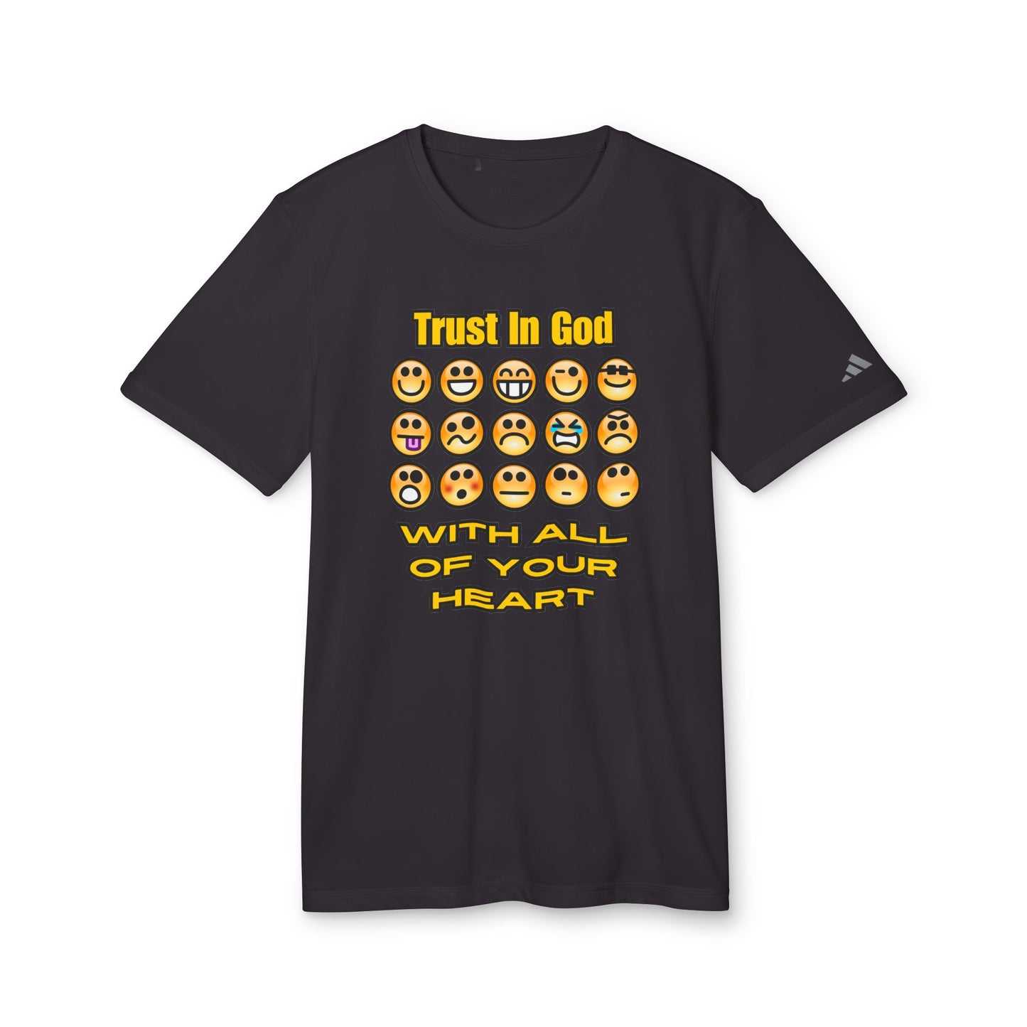 Trust in God Emoji Expression Unisex Tee