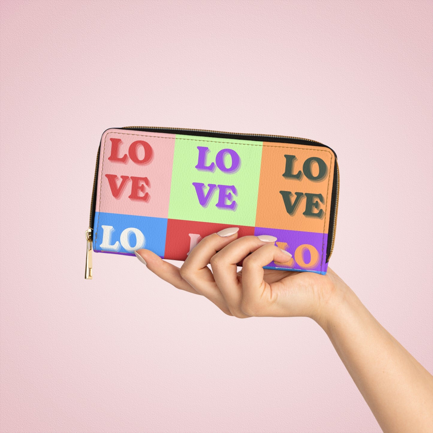 LOVE Zipper Wallet