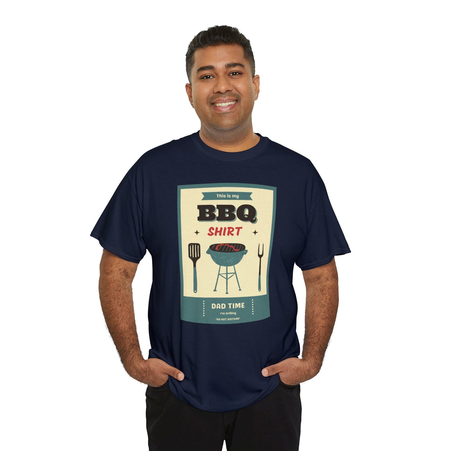 BBQ Dad Time Unisex Heavy Cotton Tee