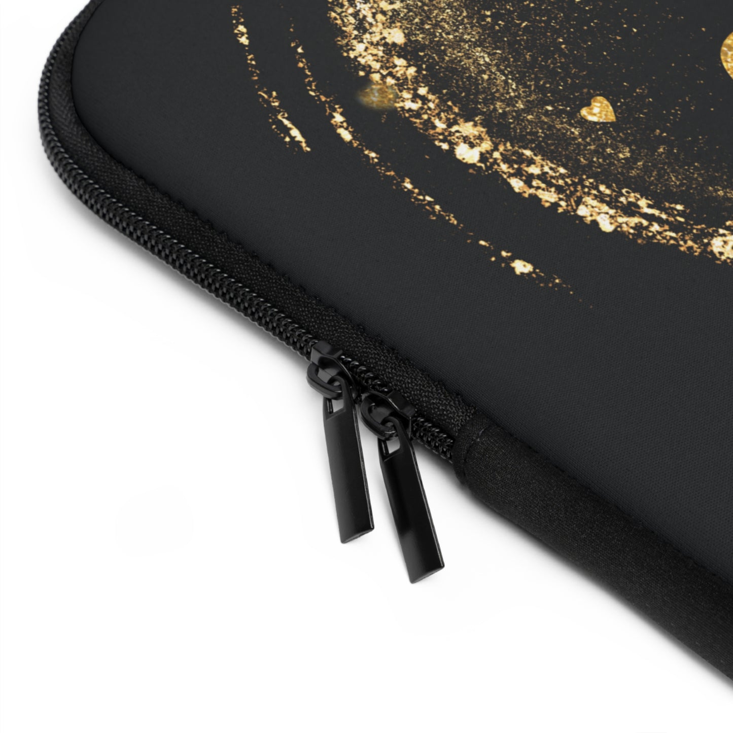 Gold Hearts Laptop Sleeve