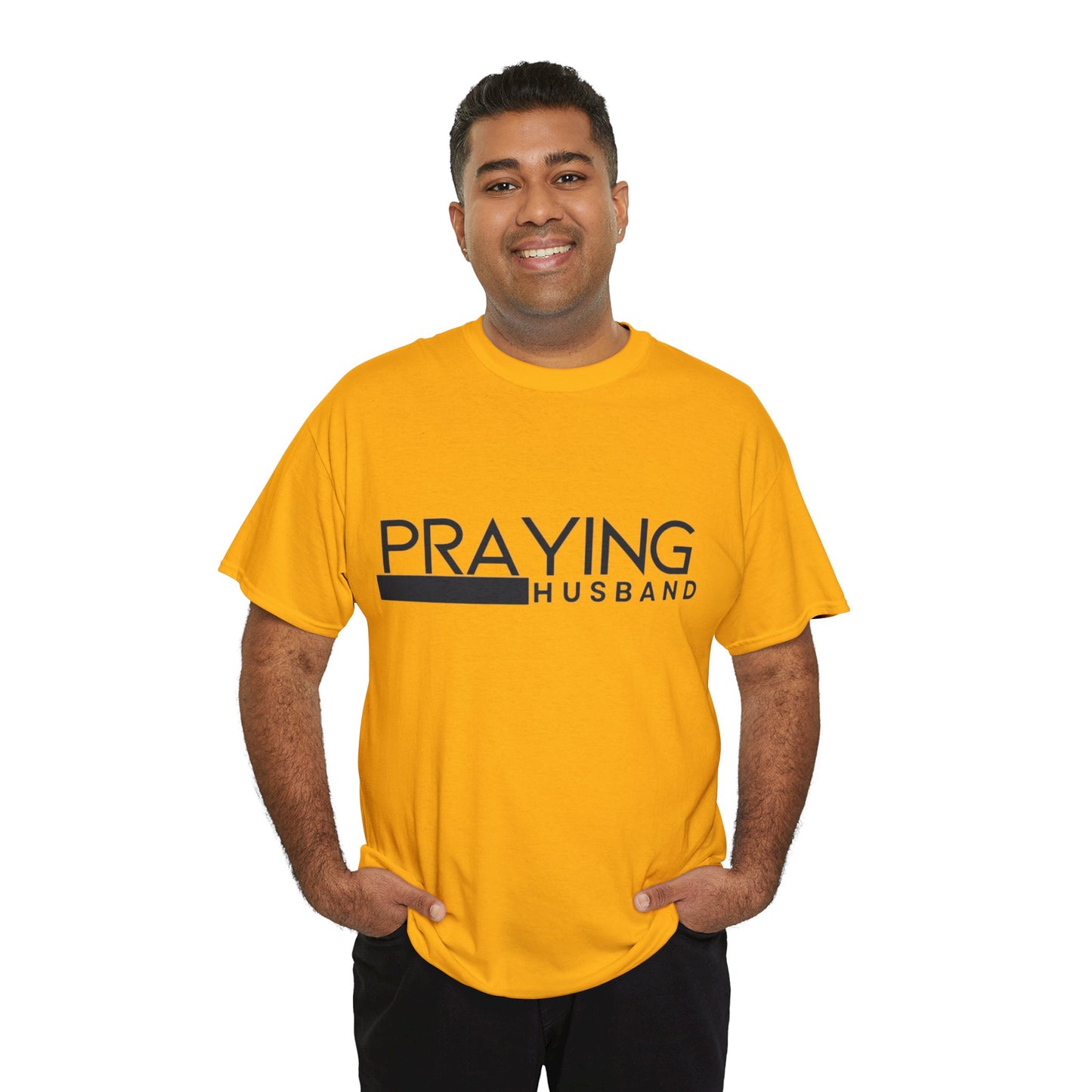 Praying Husband Unisex Heavy Cotton Tee