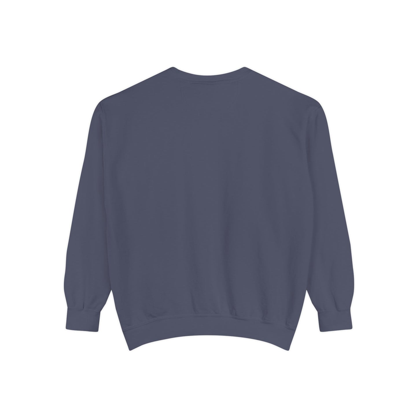 Garment-Dyed Sweatshirt Cozy Fall Autumn Give Thanks Graphic Llama