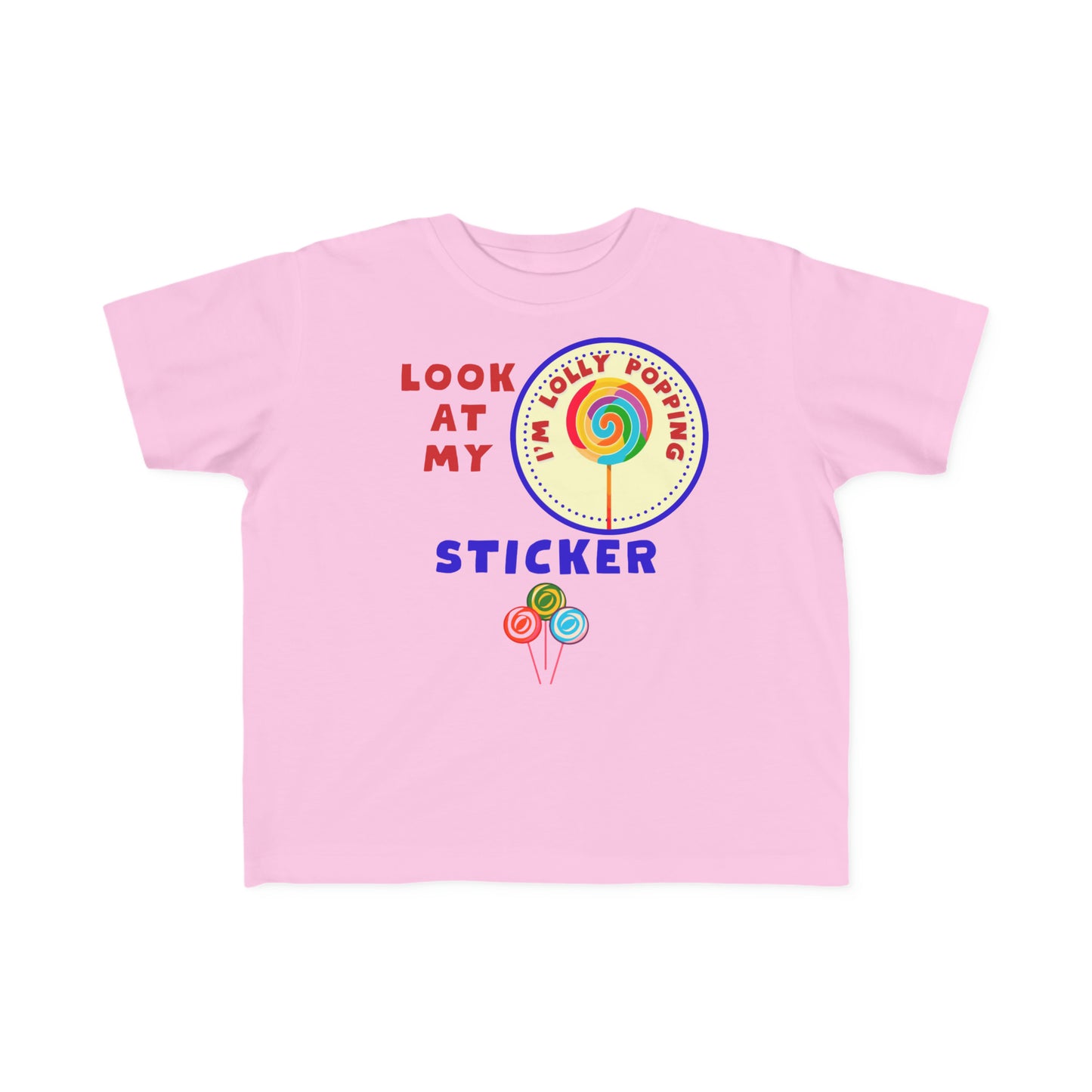 Look at My Sticker Toddler's Fine Jersey Tee