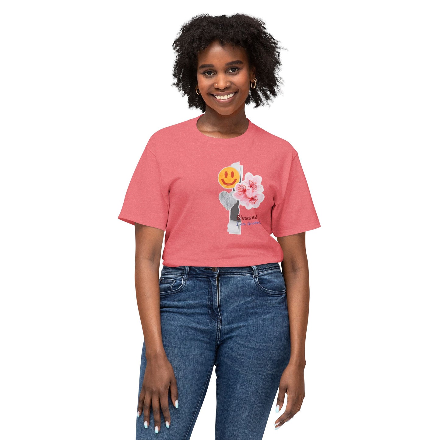 I'm Blessed & Grateful Unisex HD Cotton™ T-Shirt | Positive Vibes Tee