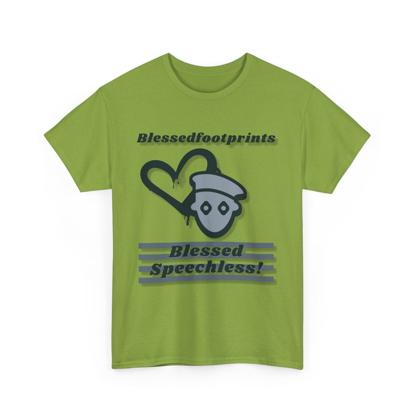 Blessedfootprints Collection Speechless Unisex Heavy Cotton Tee