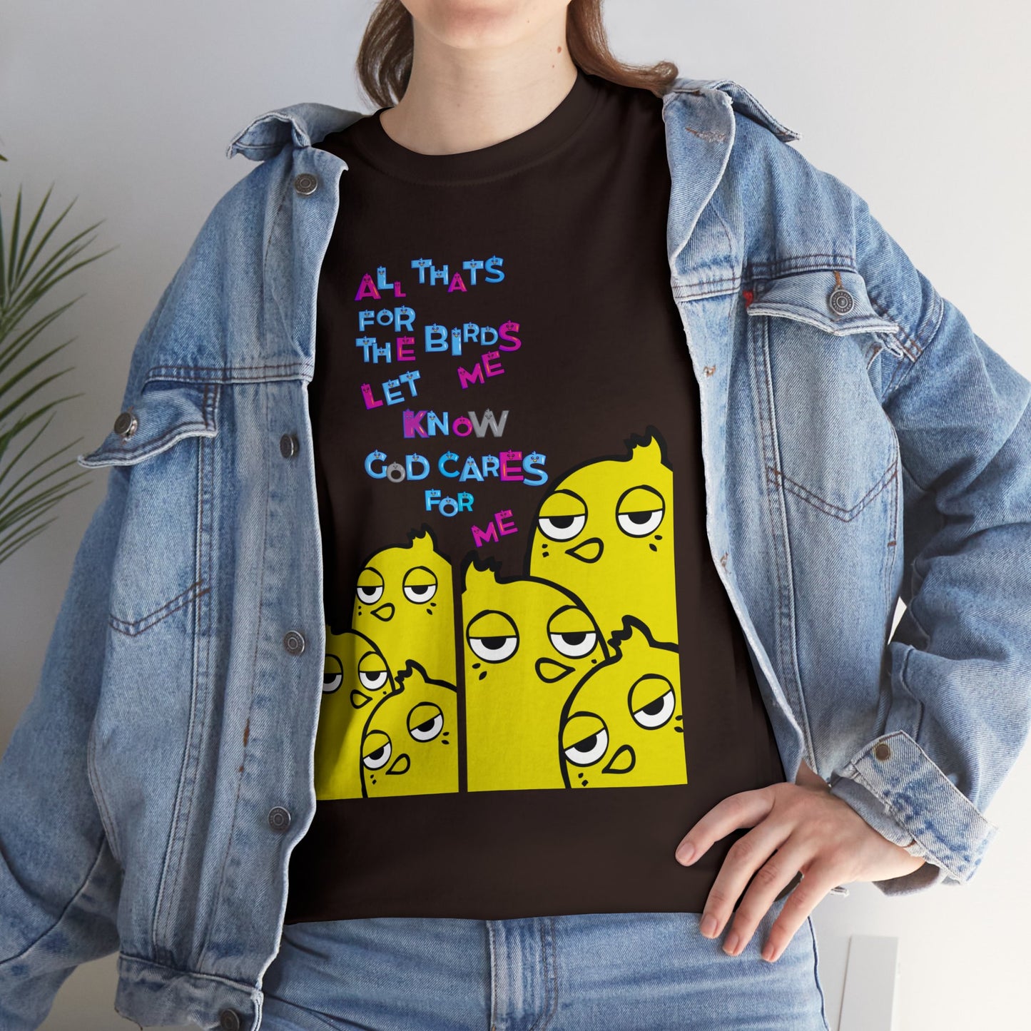 For The Birds Unisex Heavy Cotton Tee