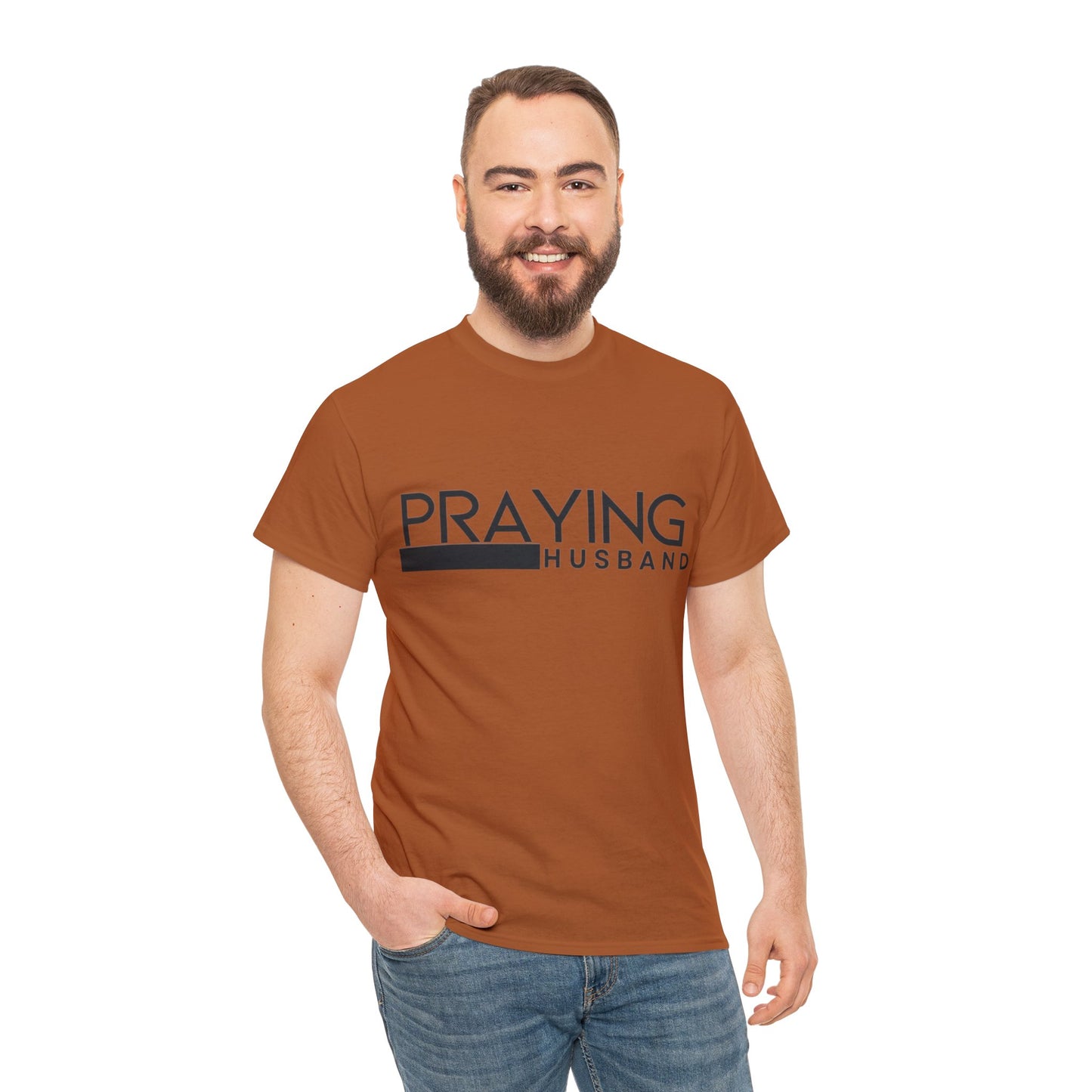 Praying Husband Unisex Heavy Cotton Tee