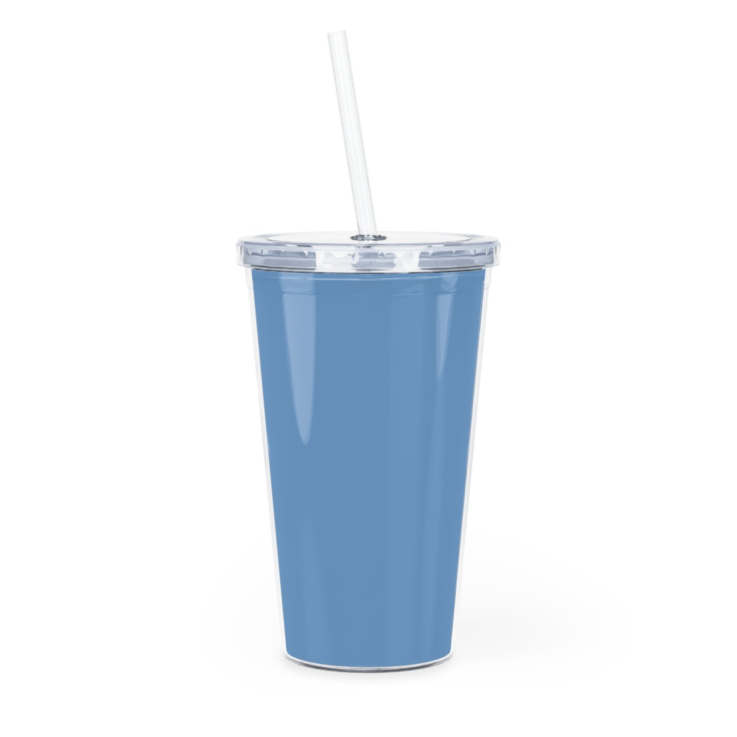 Plastic Tumbler with Straw: Choose Tenderness, Kindness, Compassion, and Love