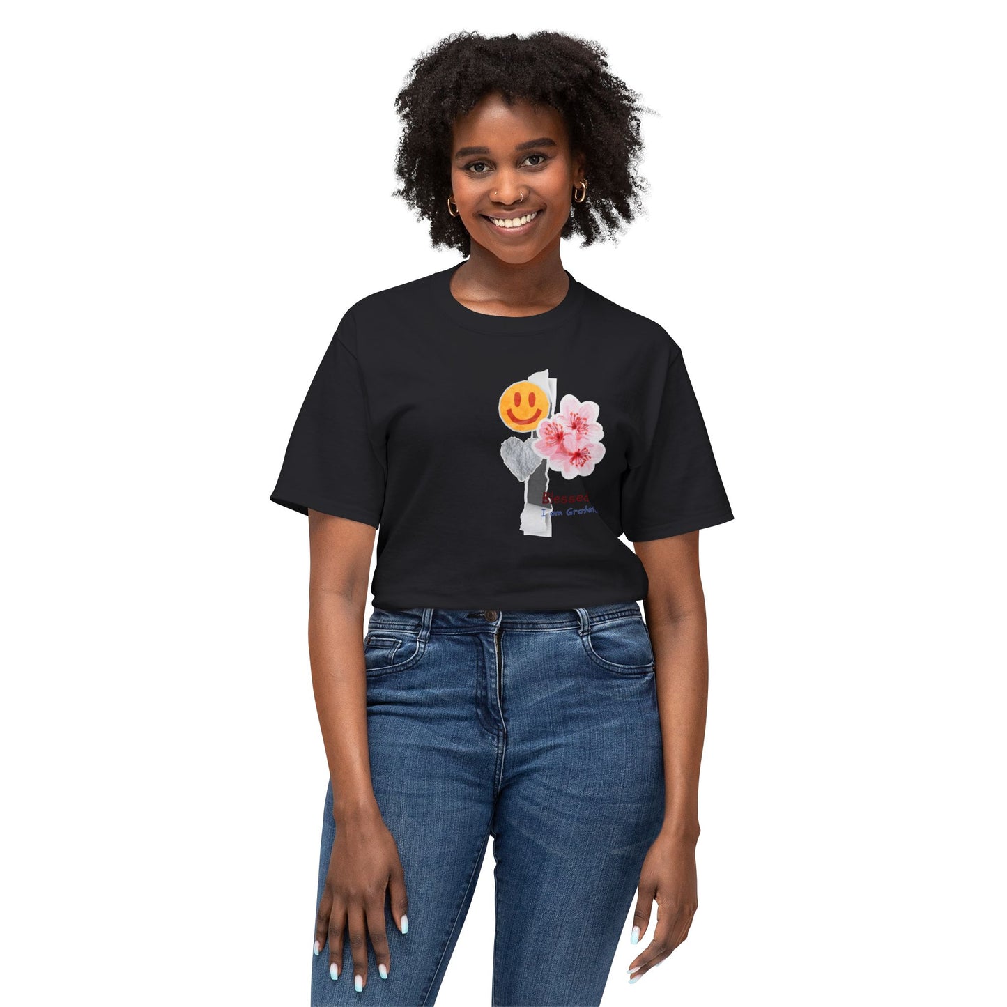 I'm Blessed & Grateful Unisex HD Cotton™ T-Shirt | Positive Vibes Tee