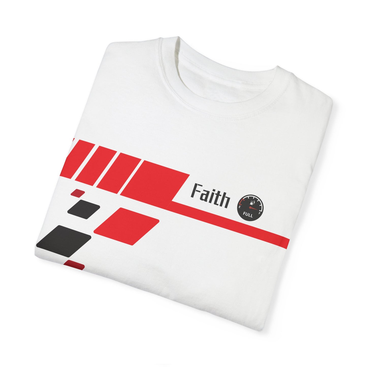 Faith Fuel Race T-Shirt | Comfort Colors 1717 - Christian Design