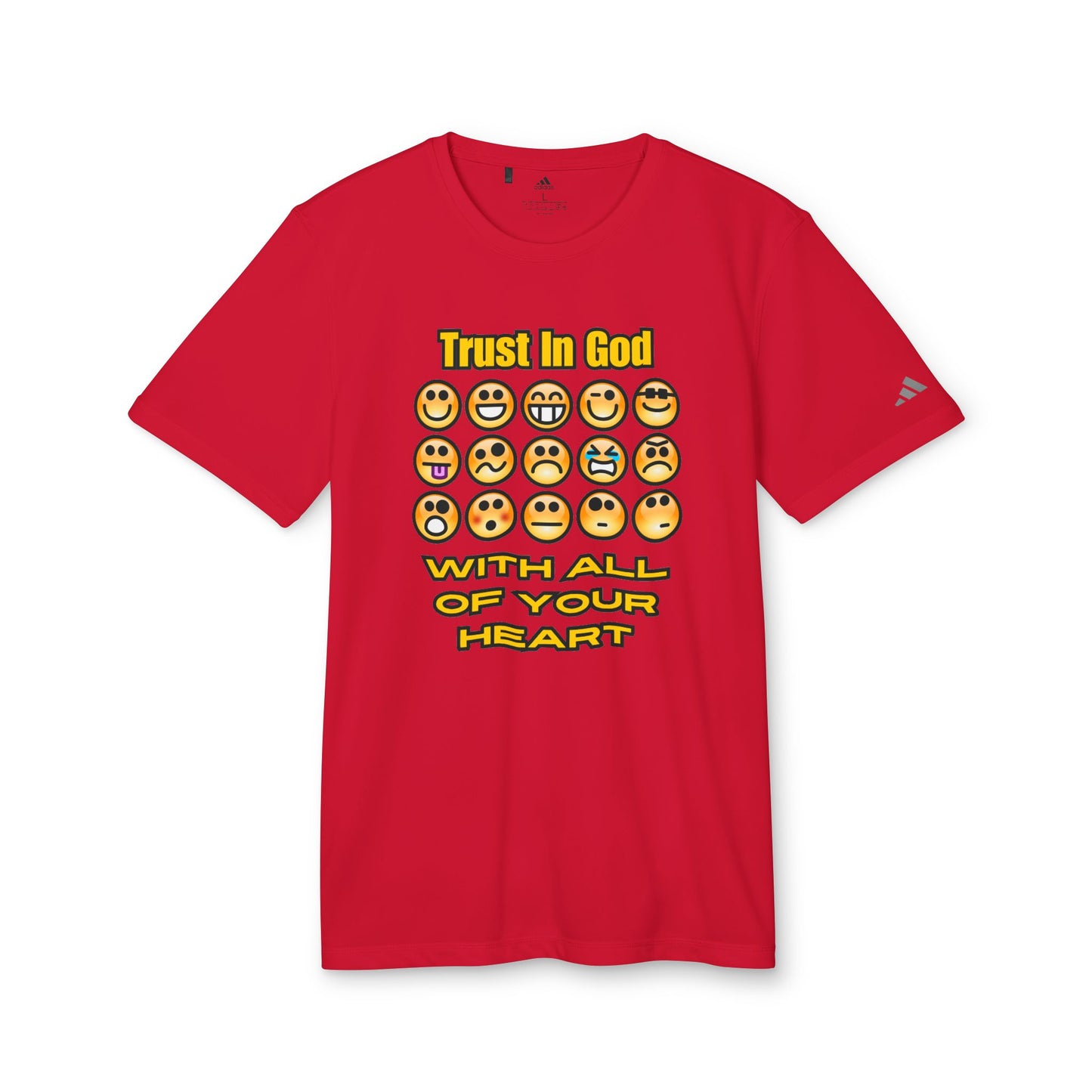 Trust in God Emoji Expression Unisex Tee