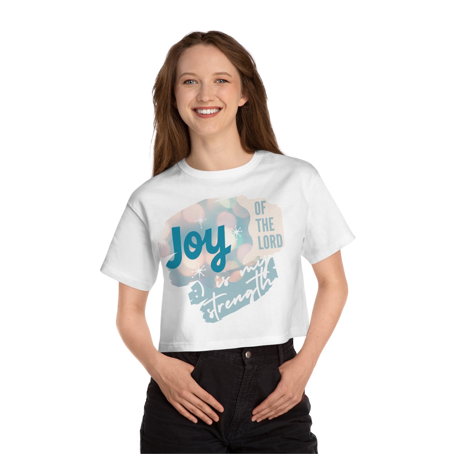 Joy Crop Champion Women's Heritage Cropped T-Shirt