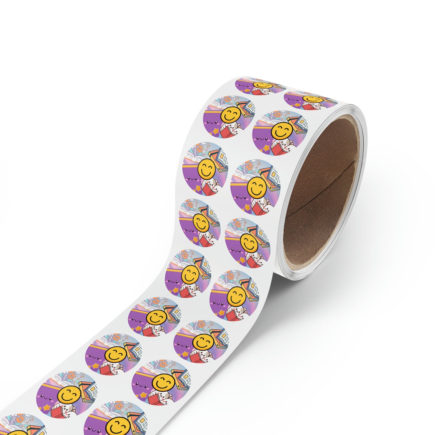 Book Stickers Round Sticker Label Rolls