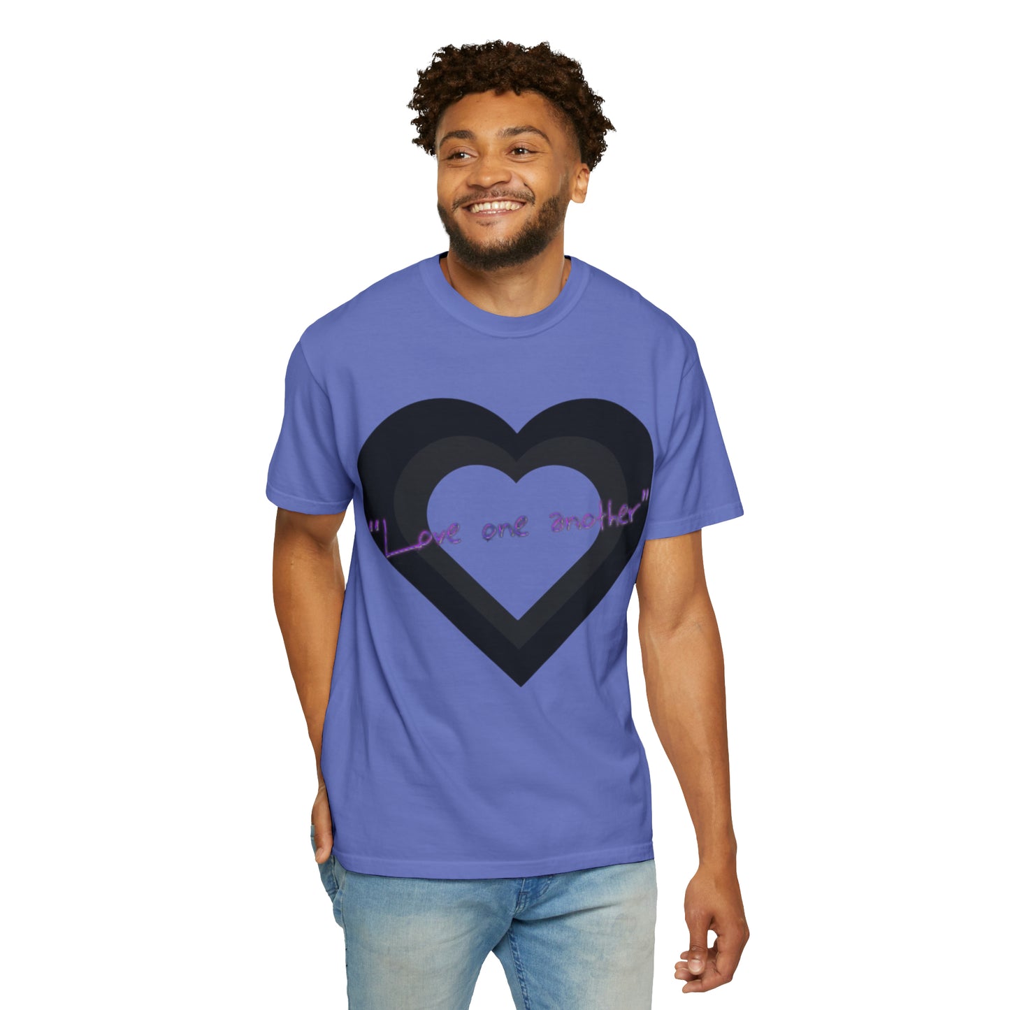 Love One Another Unisex Garment-Dyed T-shirt