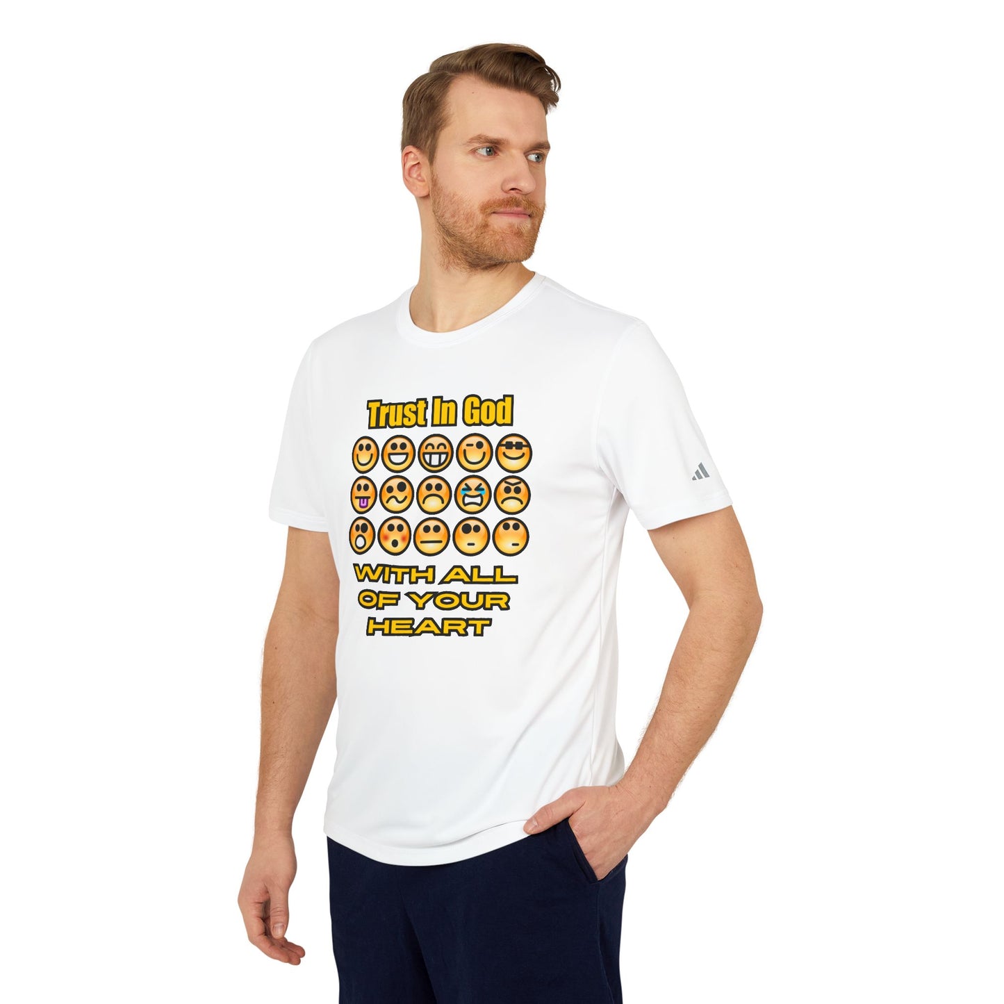 Trust in God Emoji Expression Unisex Tee