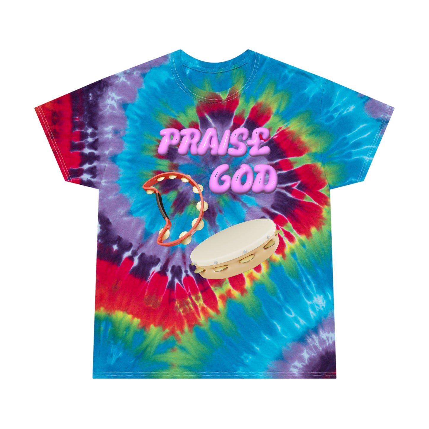 Praise God Tie-Dye Tee, Spiral