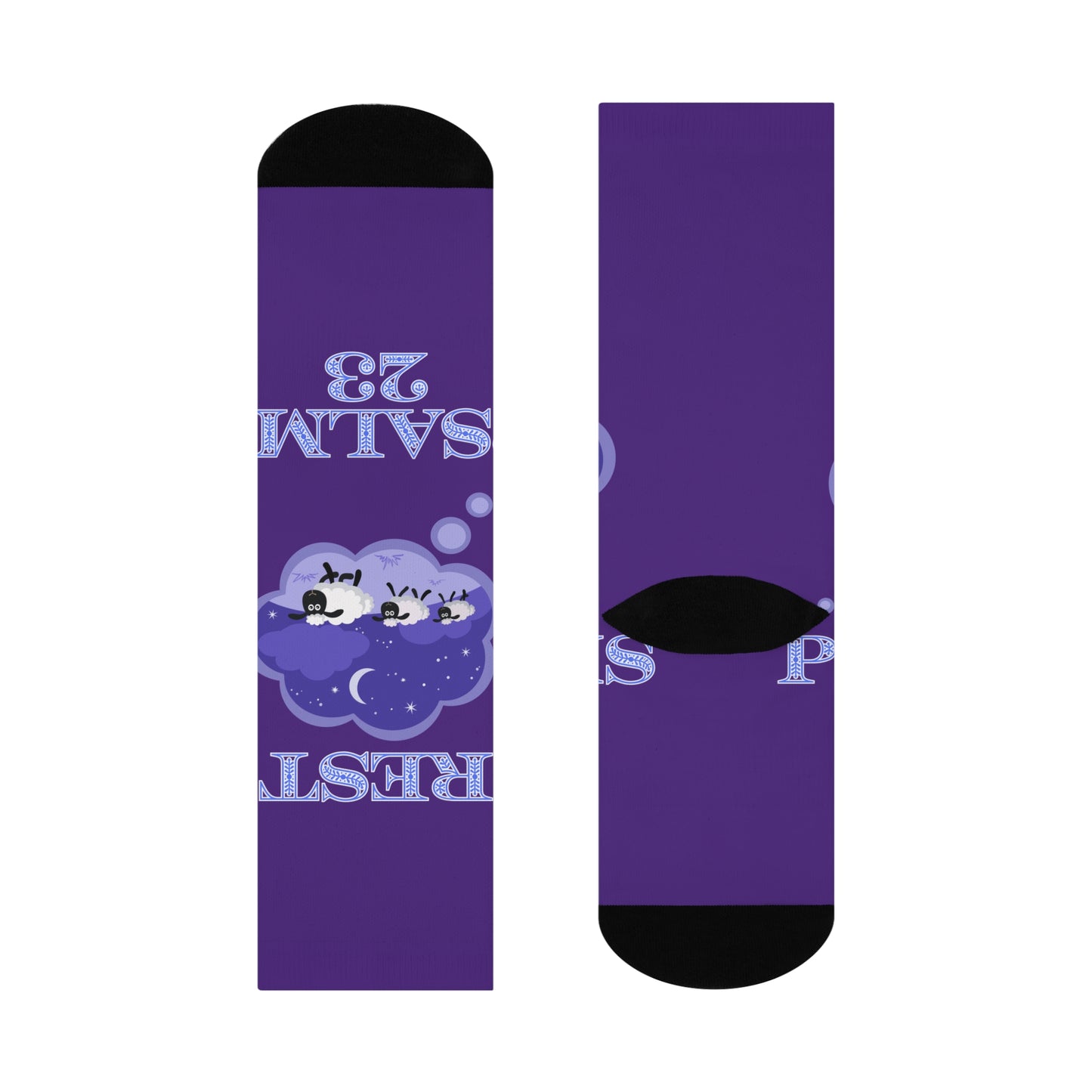 Rest Psalms 23" Cushioned Crew Socks