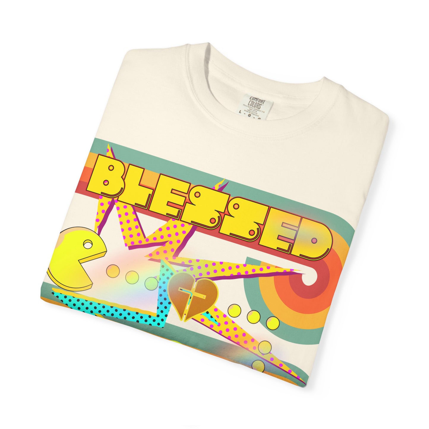 Retro Graphic T-Shirt, Blessed T-Shirt, Fun Casual Wear, Gift for Gamers, Vintage Style Tee