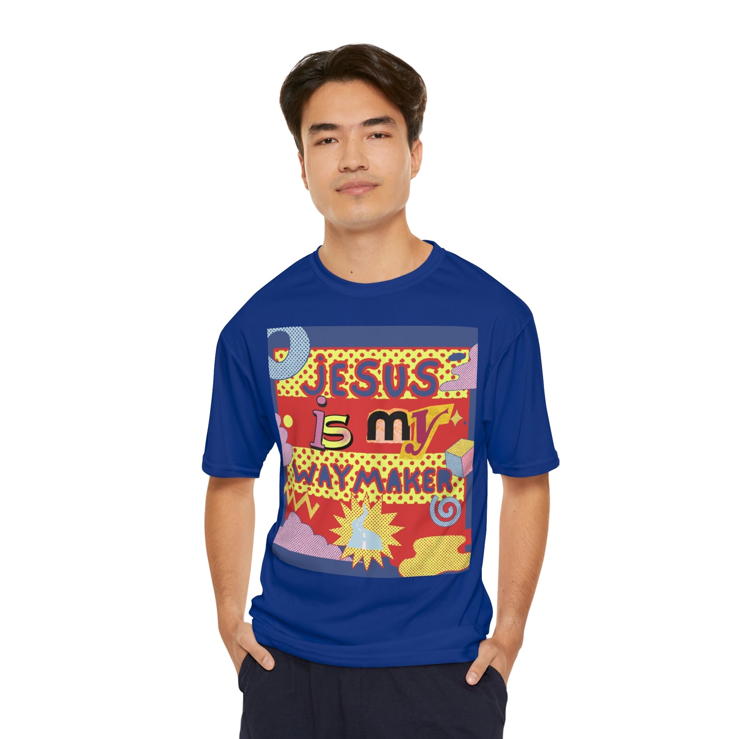 Jesus is my Waymaker Men's Performance T-Shirt