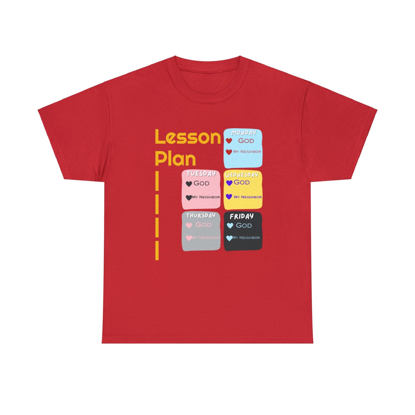 Lesson Plan Unisex Heavy Cotton Tee