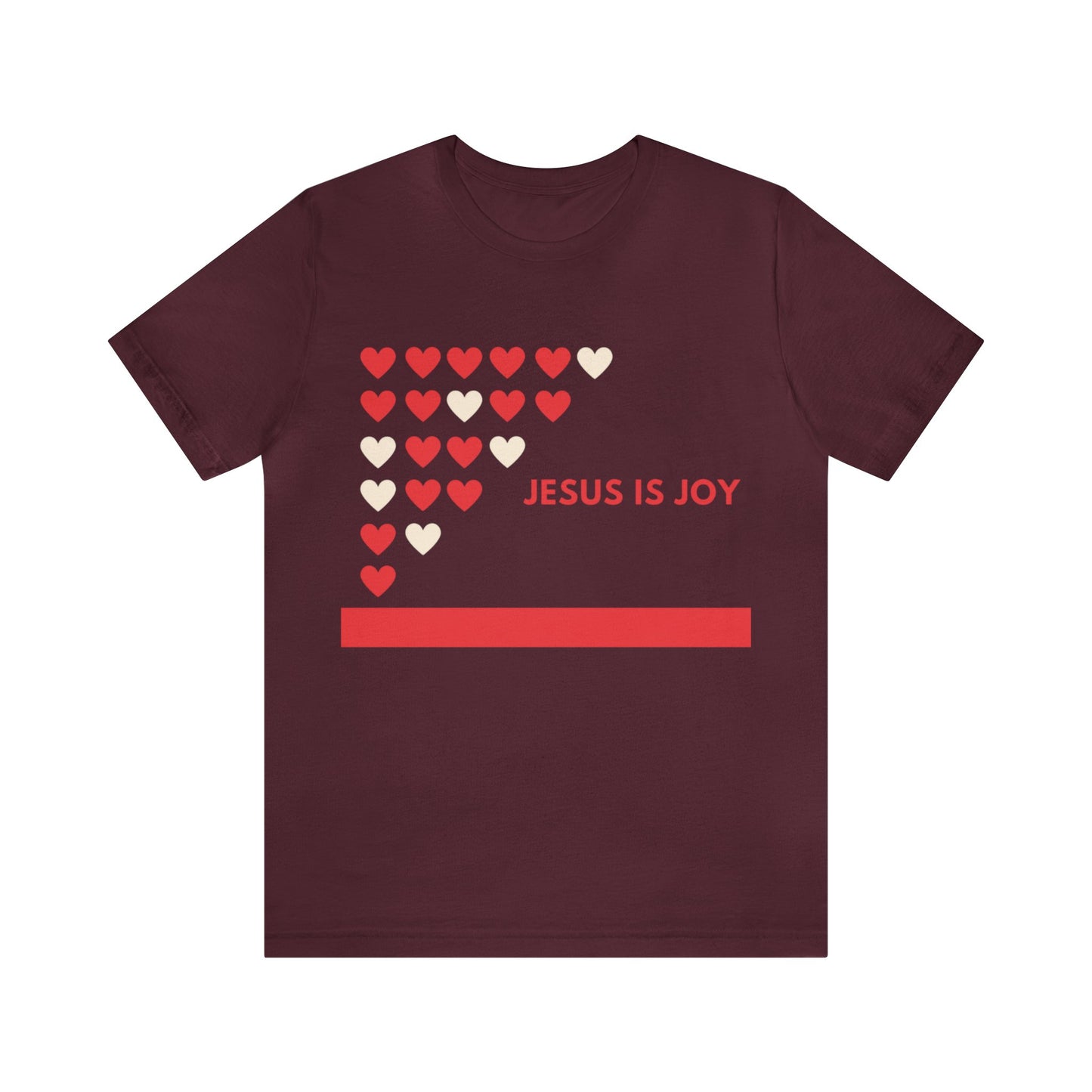 Jesus is Joy Unisex Jersey Short Sleeve Tee