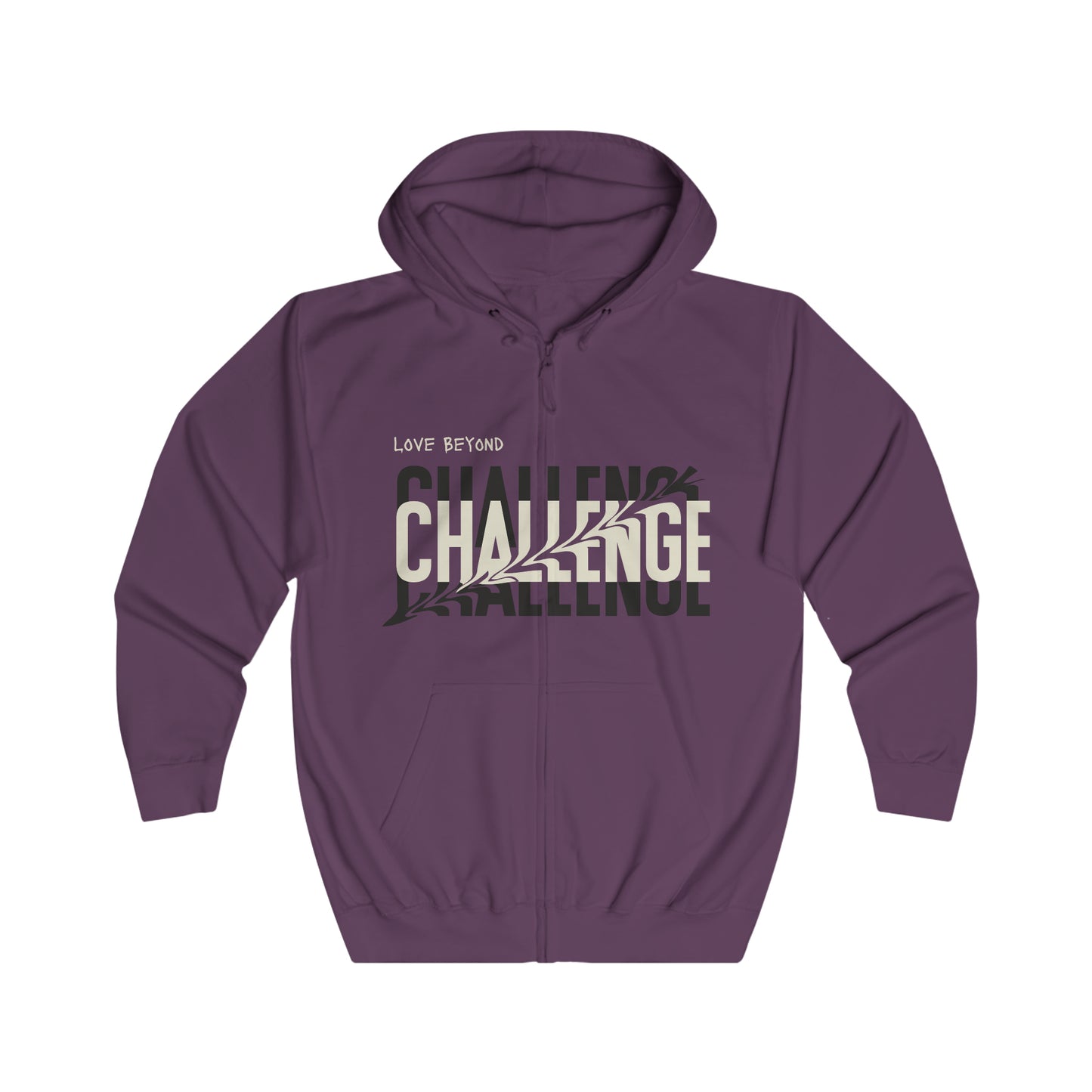 Love Beyond Challenge Unisex Full Zip Hoodie