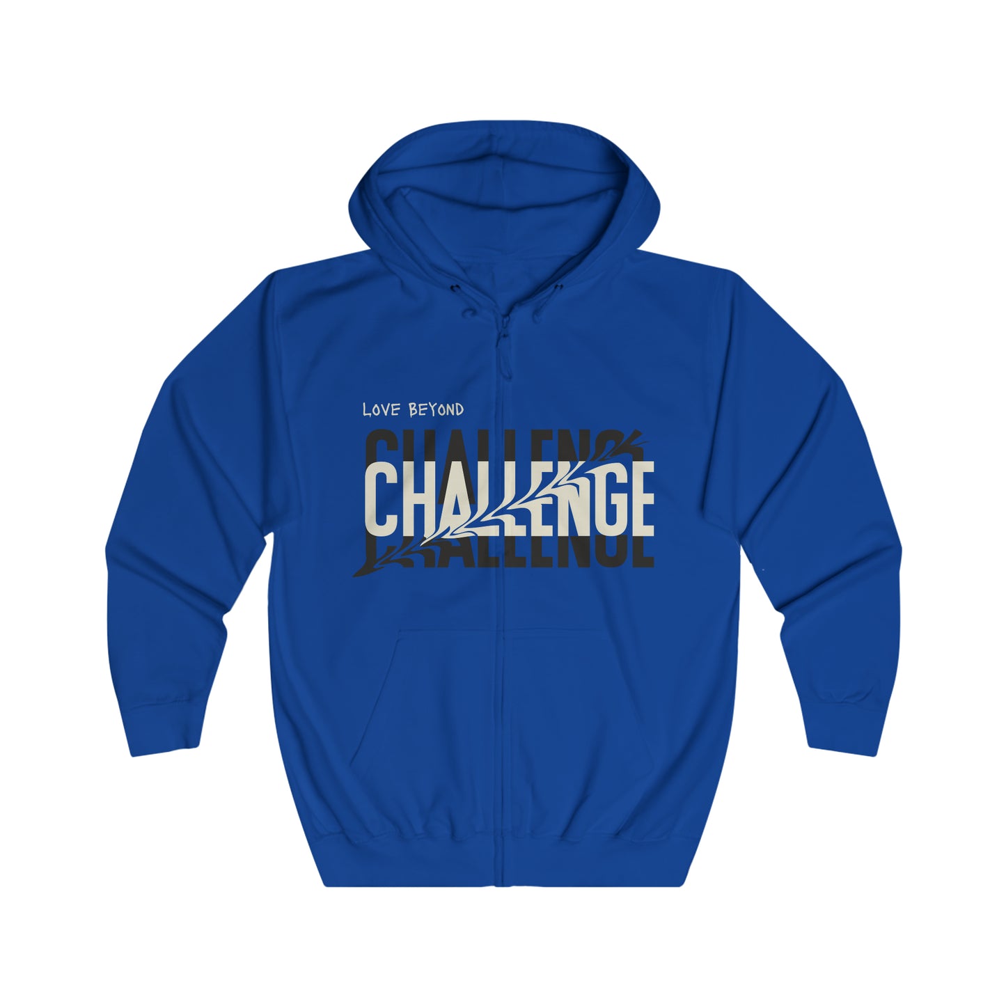 Love Beyond Challenge Unisex Full Zip Hoodie