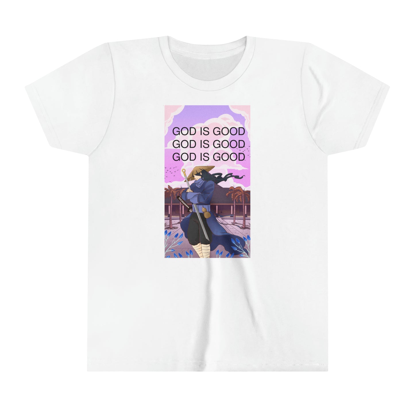 Anime God Is Good Youth Short Sleeve Tee