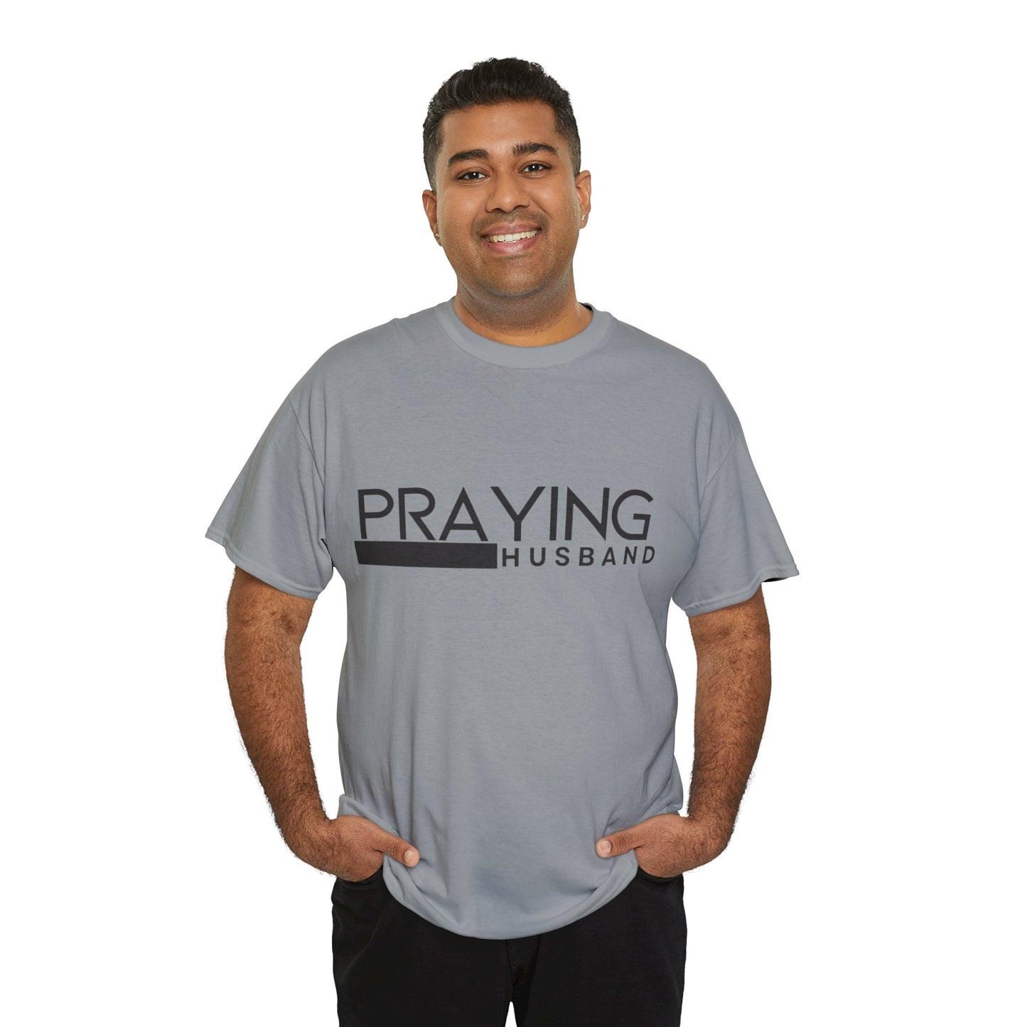 Praying Husband Unisex Heavy Cotton Tee