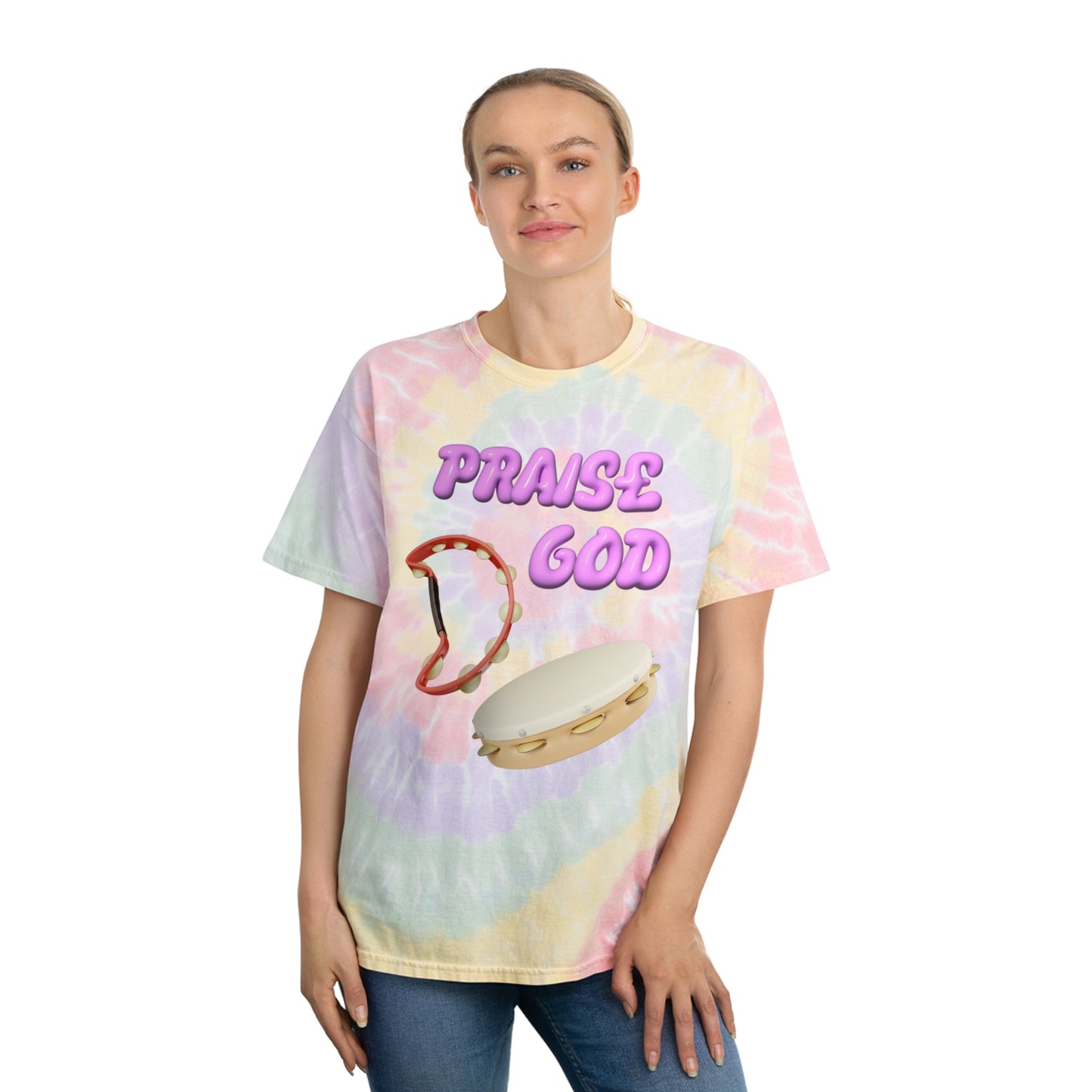 Praise God Tie-Dye Tee, Spiral