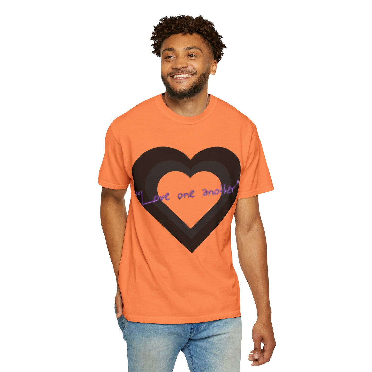 Love One Another Unisex Garment-Dyed T-shirt