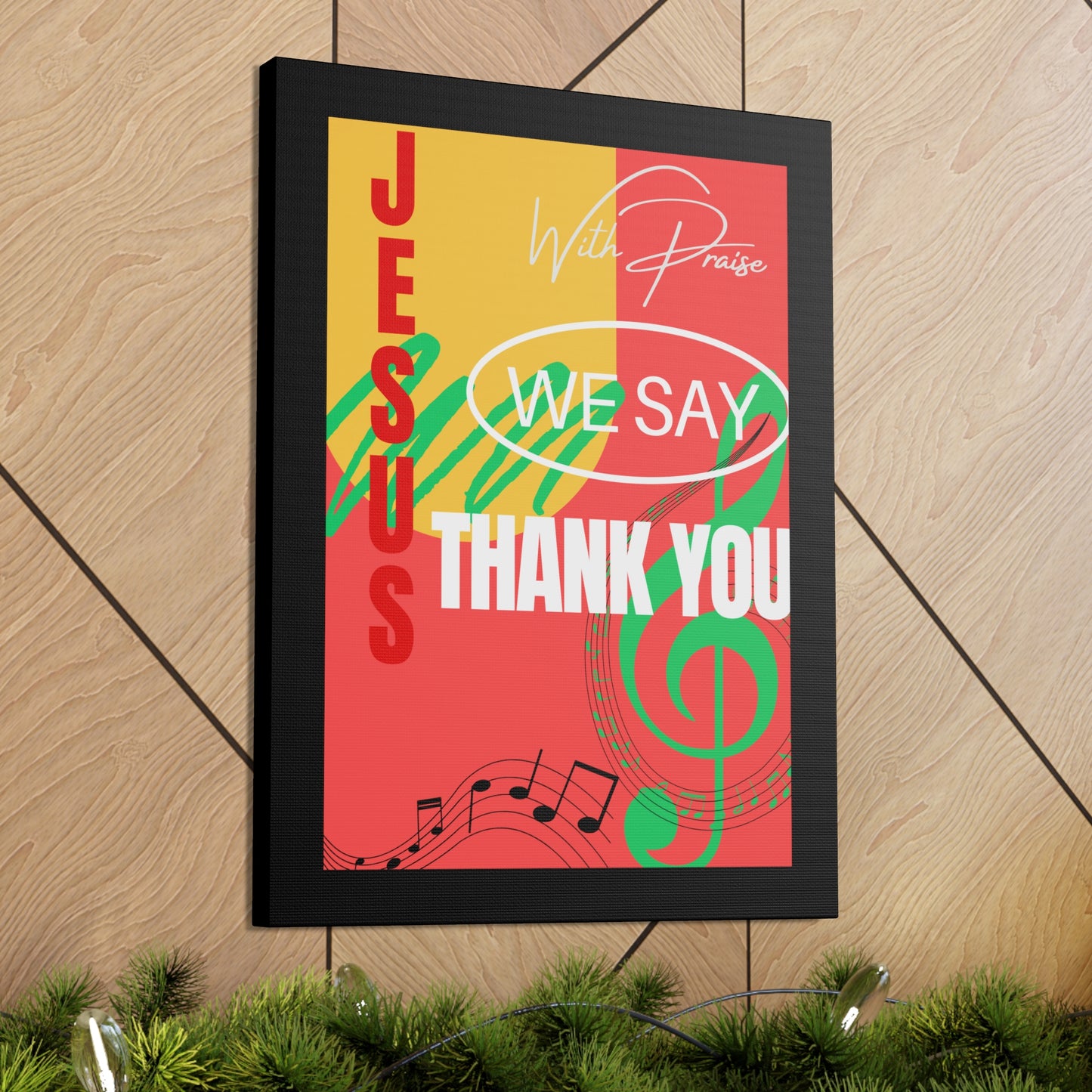 Thank You Jesus Canvas Gallery Wraps