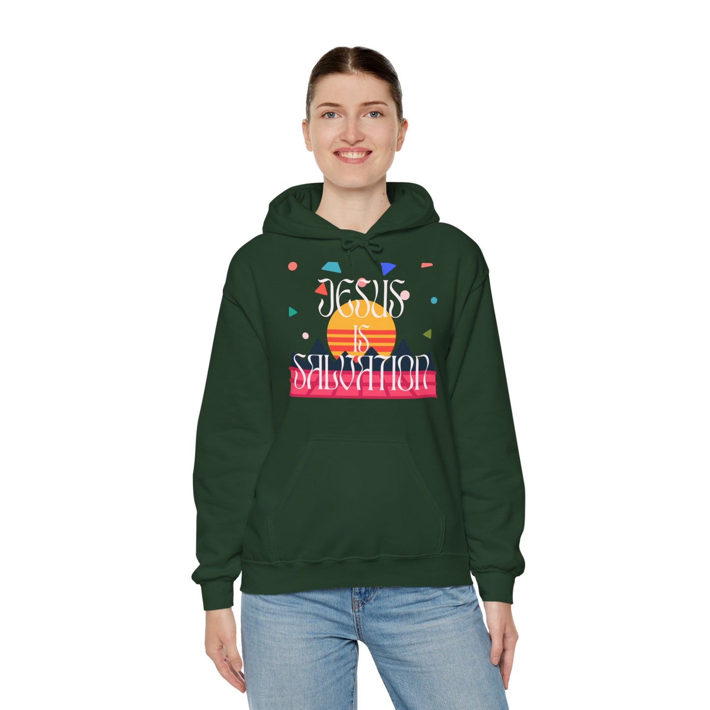 Jesus Is Salvation Unisex Heavy Blend™ Hooded Sweatshirt