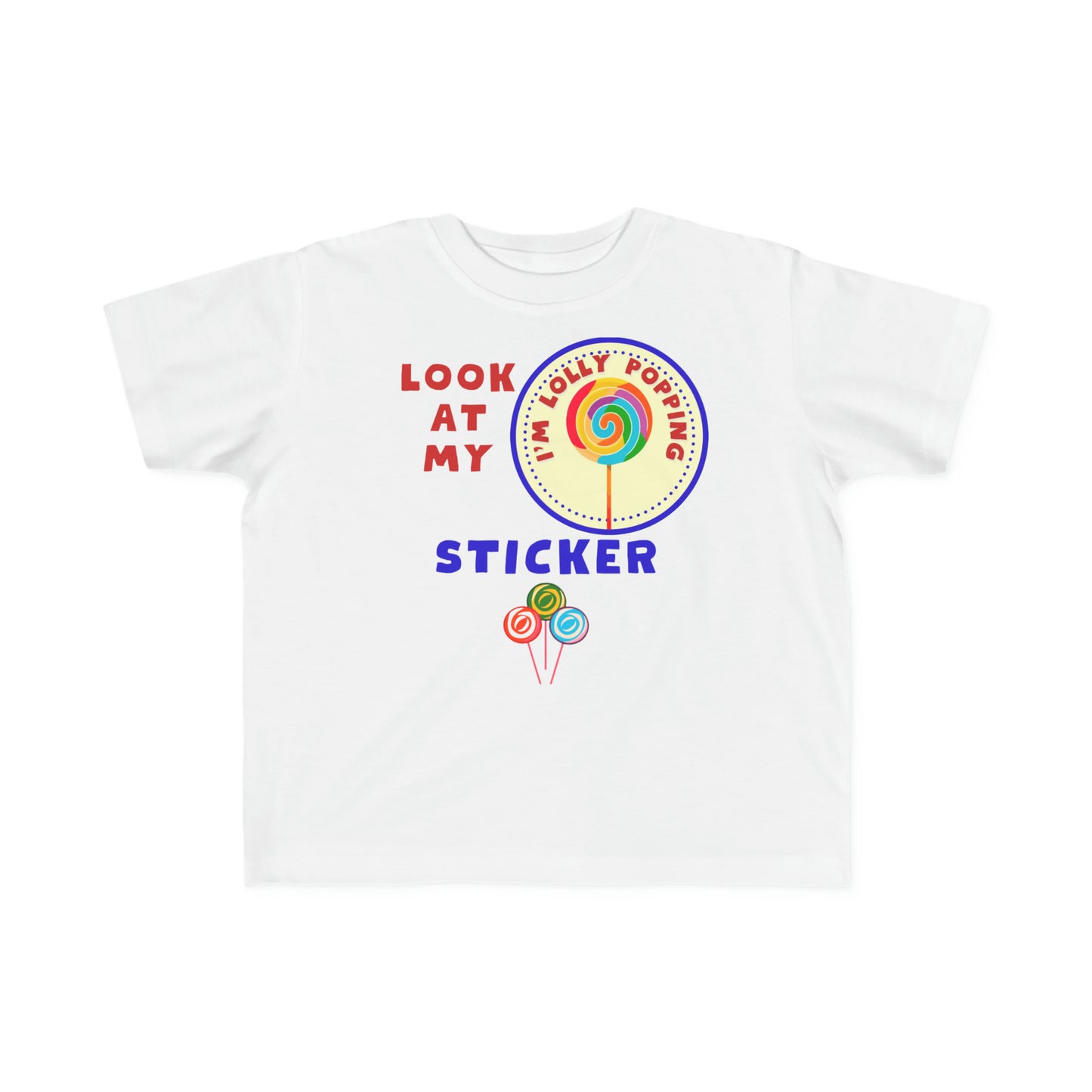 Look at My Sticker Toddler's Fine Jersey Tee