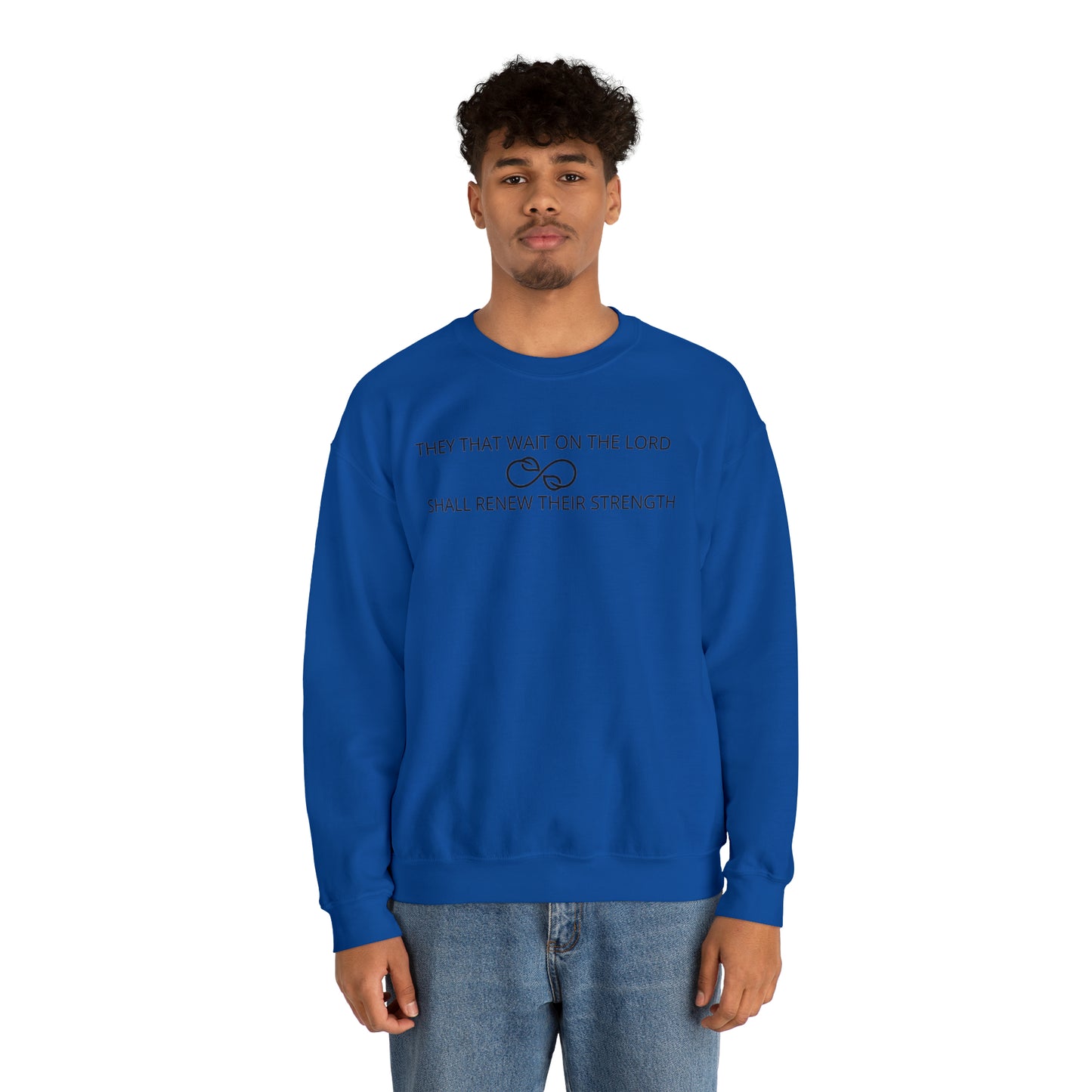 Wait on the Lord Unisex Heavy Blend™ Crewneck Sweatshirt