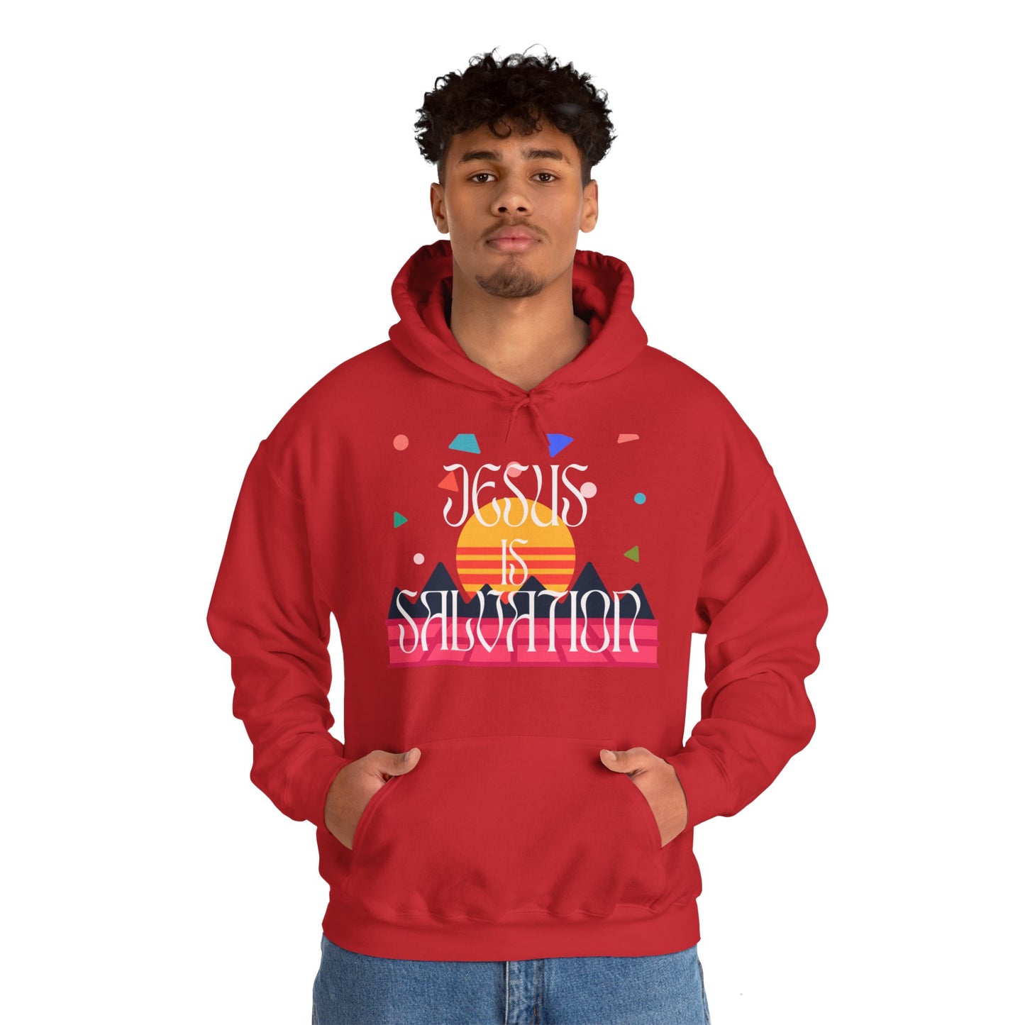 Jesus Is Salvation Unisex Heavy Blend™ Hooded Sweatshirt