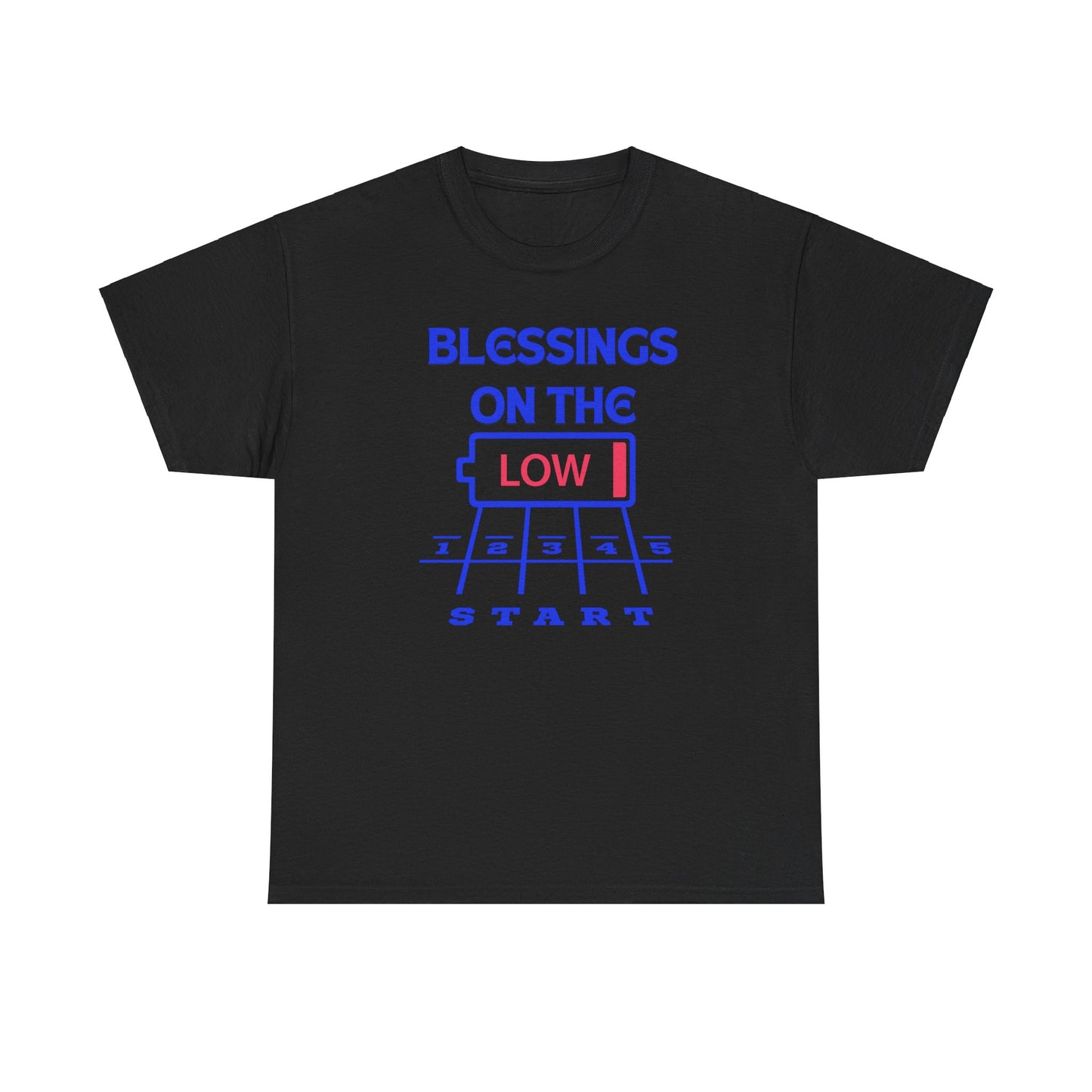 Blessings on The Low Unisex Heavy Cotton Tee