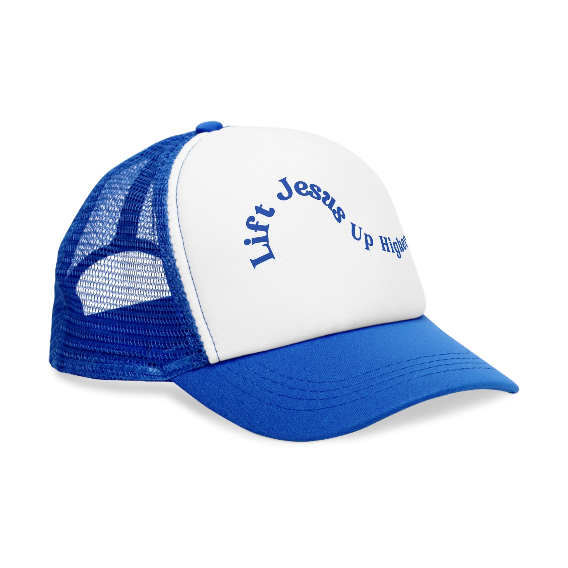 "Lift Jesus Mesh Cap - Embrace Faith with Stylish Headwear"