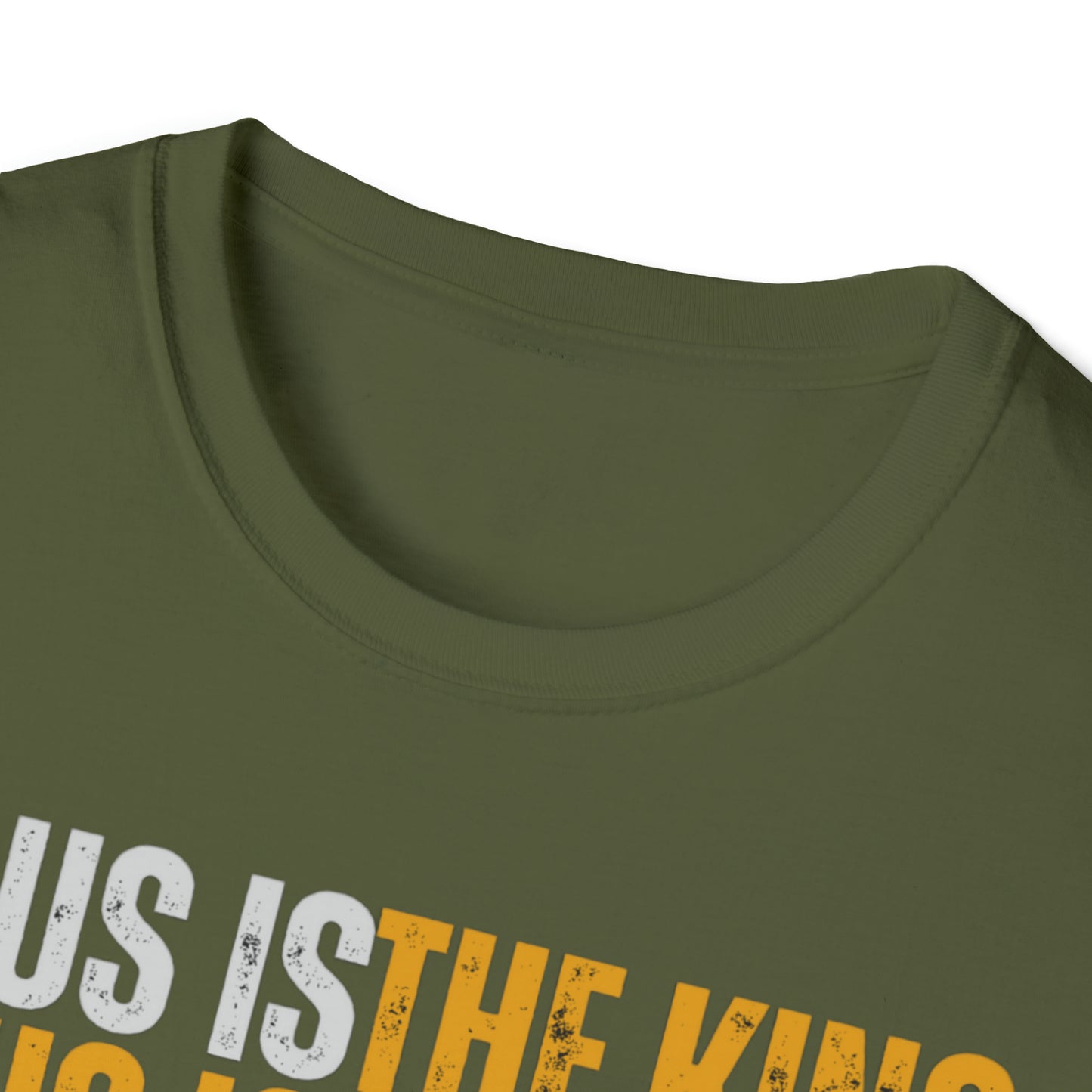 Jesus is The King Unisex Softstyle T-Shirt