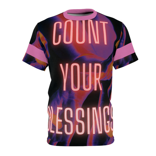 Count Your Blessings Unisex Cut & Sew Tee