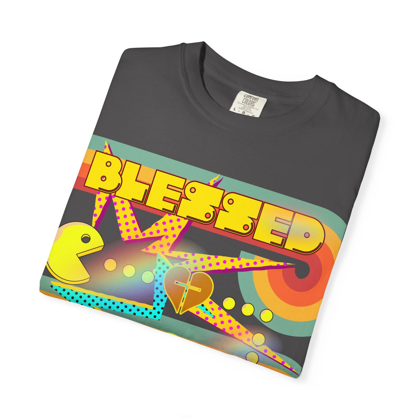 Retro Graphic T-Shirt, Blessed T-Shirt, Fun Casual Wear, Gift for Gamers, Vintage Style Tee