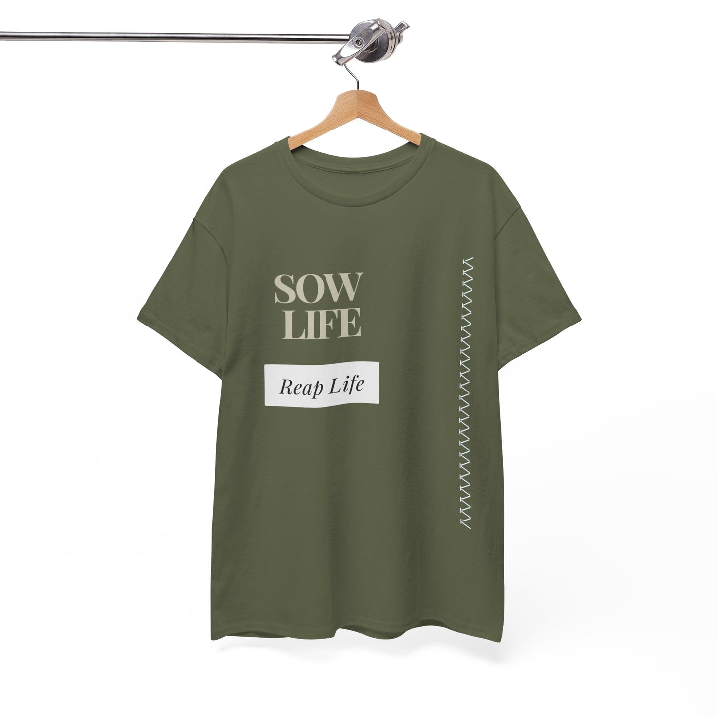 Unisex Heavy Cotton Tee "Sow Life Reap Life"