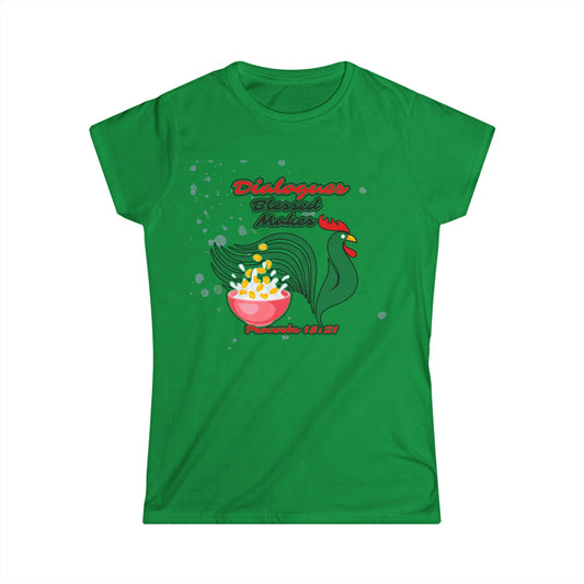 Blessed Dialogue Woman's Softstyle Tee - Kelloggs Inspired Design