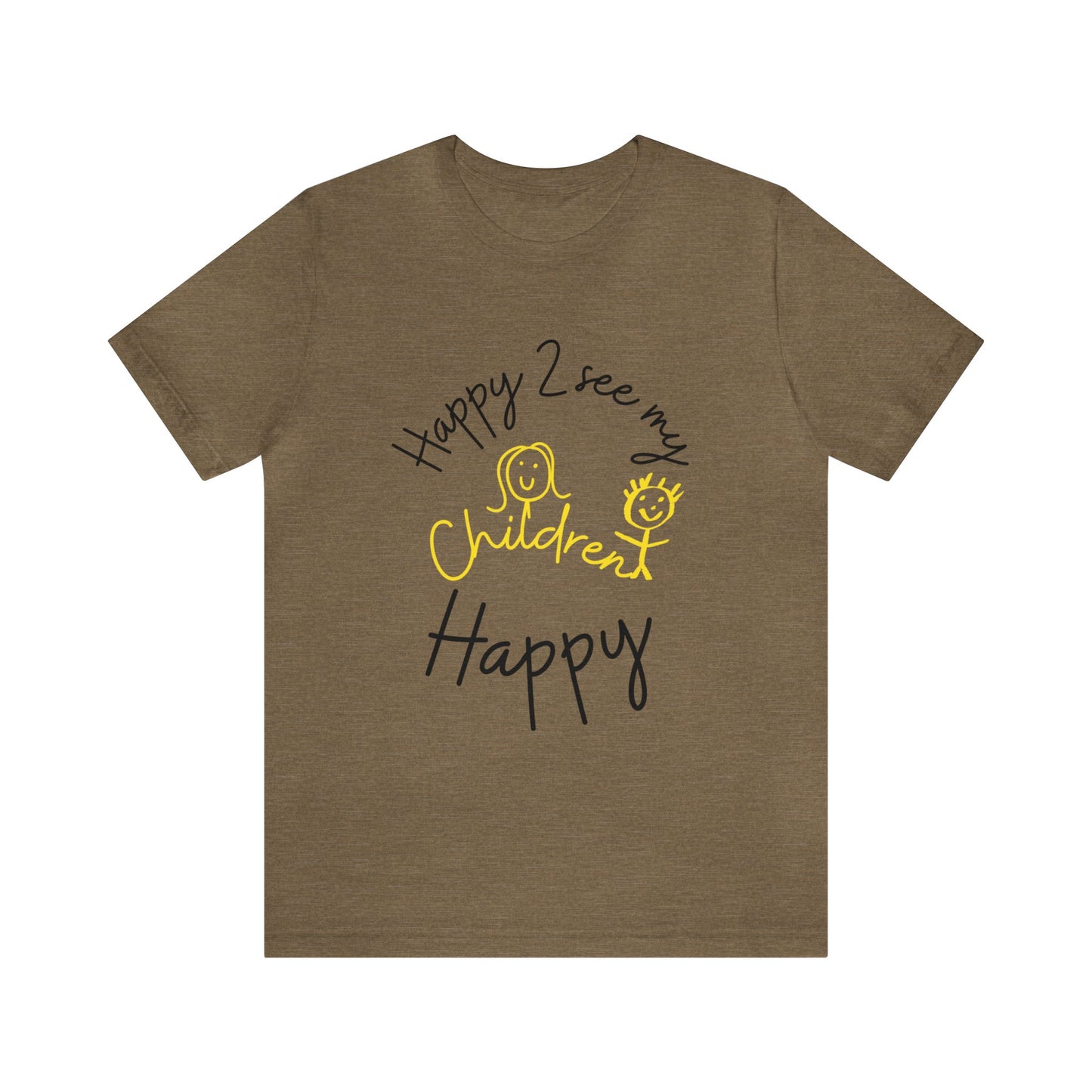 Happy Unisex Jersey Short Sleeve Tee