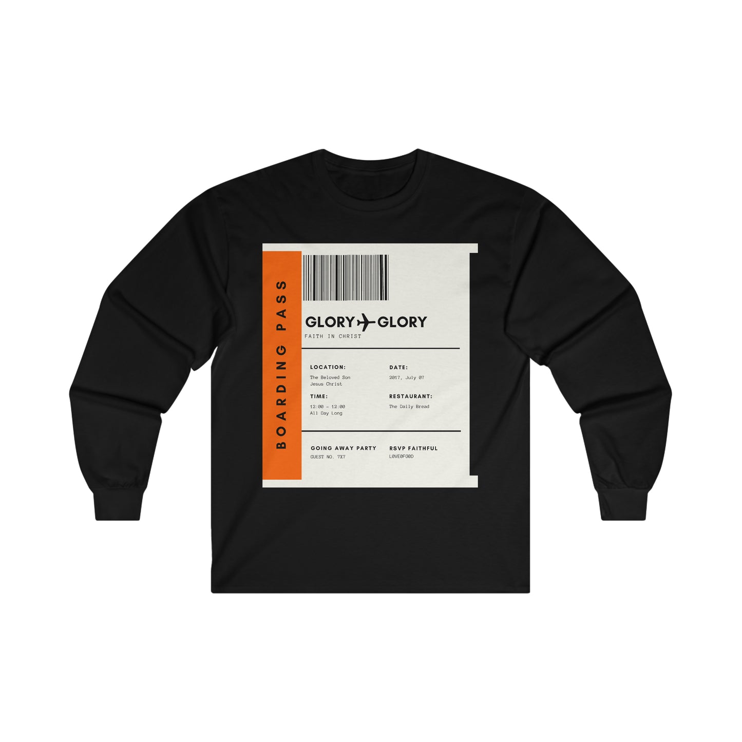 Boarding Pass Ultra Cotton Long Sleeve Tee