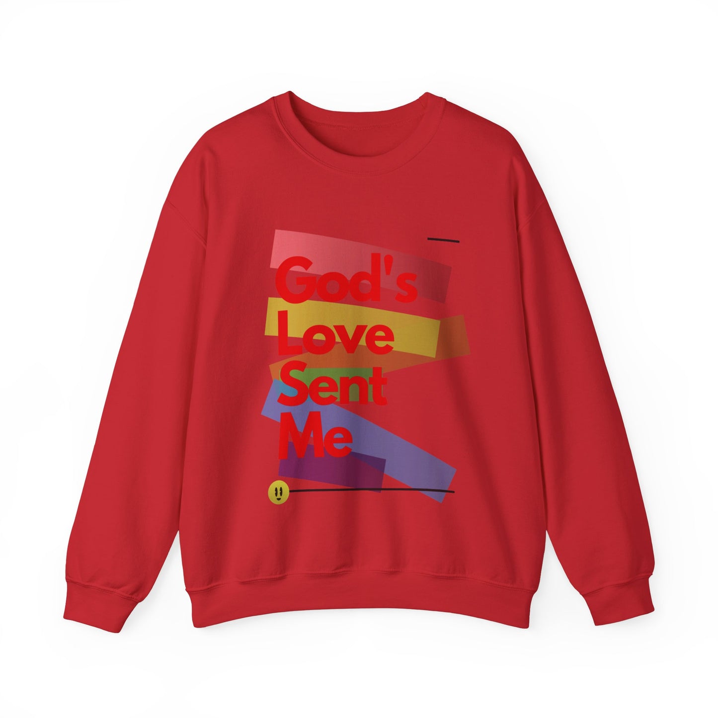 God's Love Sent Me Unisex Heavy Blend™ Crewneck Sweatshirt